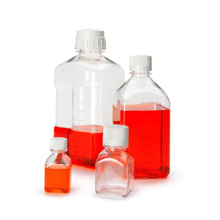 无菌方形培养基瓶，500ML,PETG材质